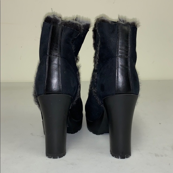 Valentino Suede Winter Boots in Black - Picture 3 of 8